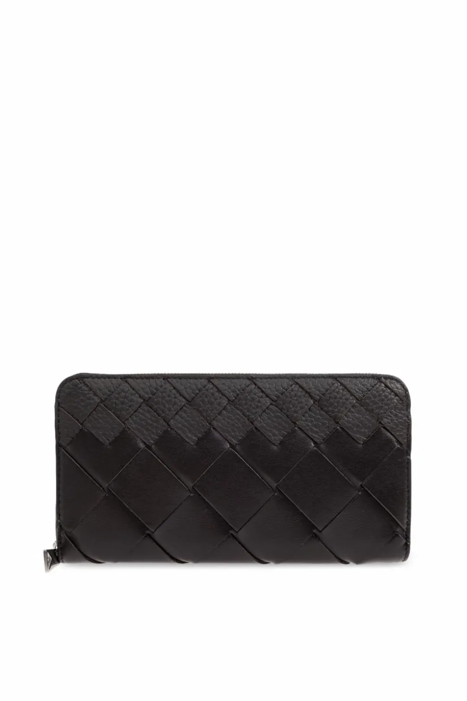 Bottega Veneta CZARNY Skórzany portfel
