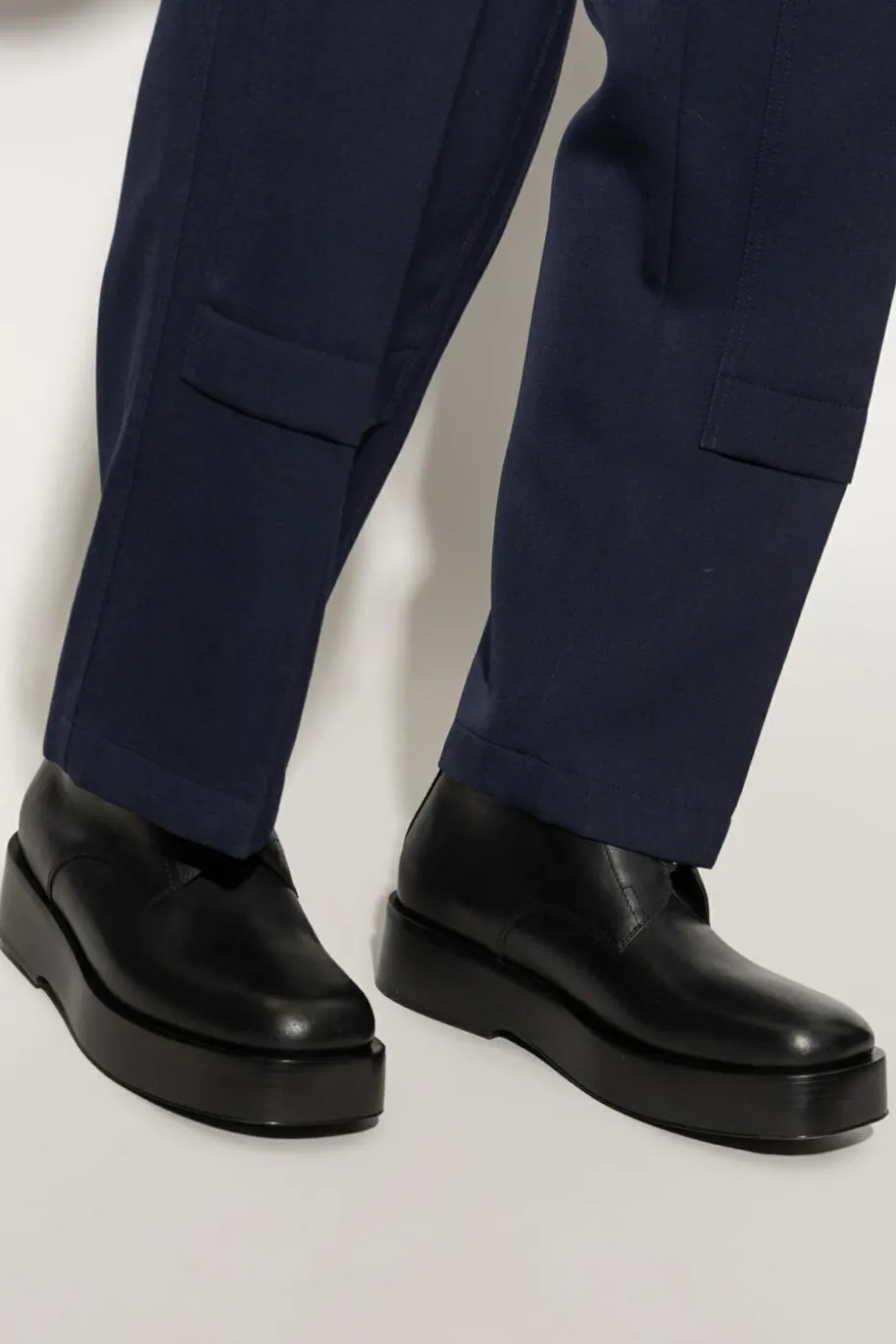 Bottega Veneta CZARNY Skórzane buty `Torino`