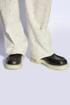 Bottega Veneta CZARNY Skórzane botki