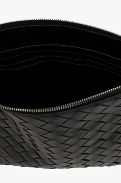 Bottega Veneta CZARNY Skórzana kosmetyczka