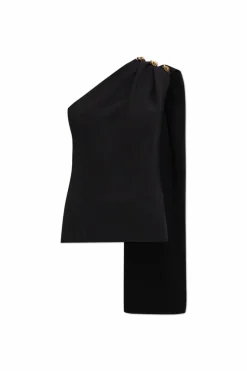 Bottega Veneta CZARNY Top z odkrytym ramieniem