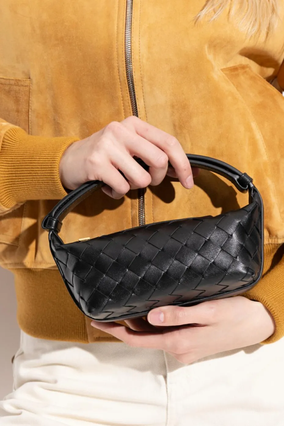 Bottega Veneta CZARNY Torba do ręki `Wallace`
