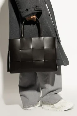 Bottega Veneta CZARNY Torba `Medium Arco` typu `shopper`