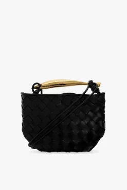 Bottega Veneta CZARNY Torba ramię ‘Sardine Mini’
