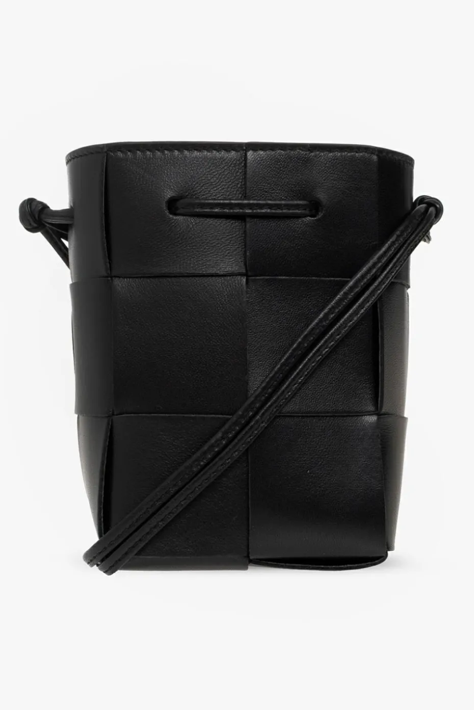 Bottega Veneta CZARNY Torba na ramię ‘Cassette Mini’ typu ‘bucket’