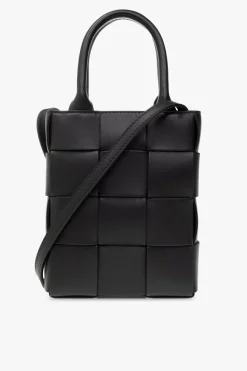 Bottega Veneta CZARNY Torba na ramię ‘Cassette Mini’