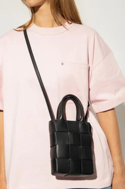 Bottega Veneta CZARNY Torba na ramię ‘Cassette Mini’