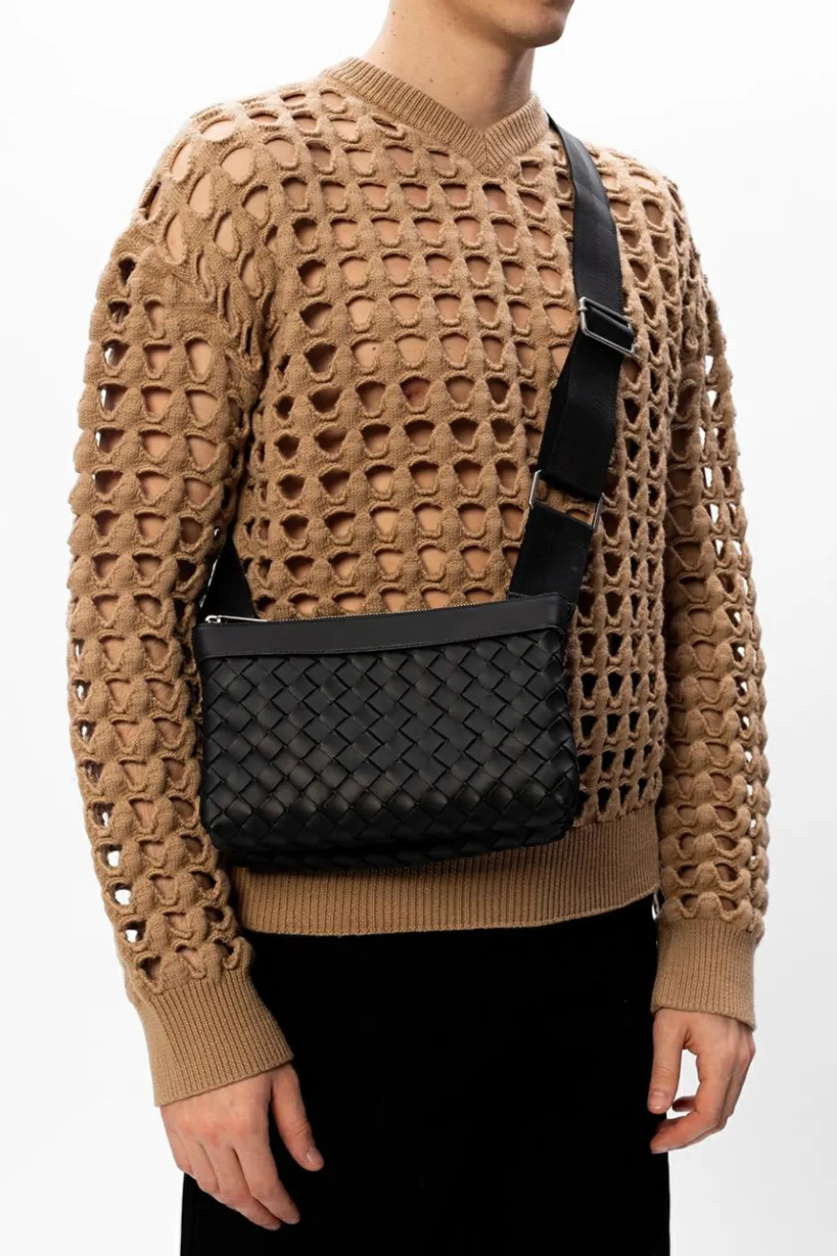 Bottega Veneta CZARNY Torba na ramię ‘Classic Duo’