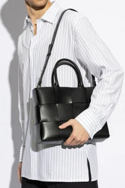 Bottega Veneta CZARNY Torba do ręki `East-West Arco Small`