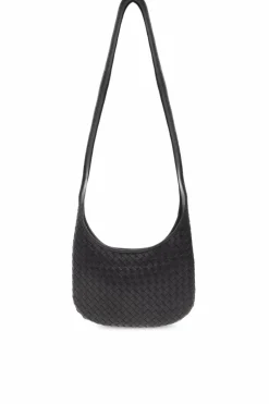 Bottega Veneta CZARNY Torba na ramię `Veneto Small`