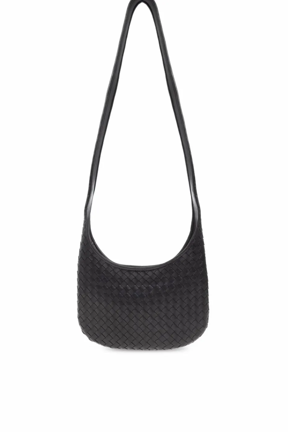 Bottega Veneta CZARNY Torba na ramię `Veneto Small`