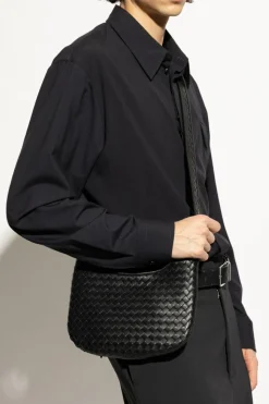 Bottega Veneta CZARNY Torba na ramię `Veneto Small`