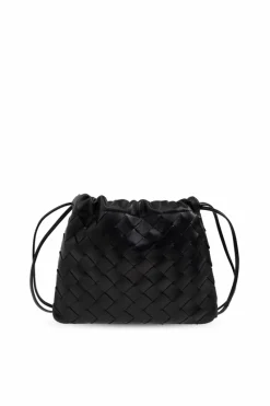 Bottega Veneta CZARNY Torba na ramię `Dustbag Small`