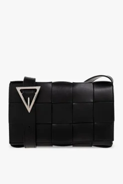 Bottega Veneta CZARNY Torba na ramię ‘Cassette Medium’