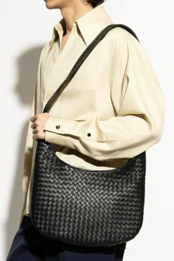 Bottega Veneta CZARNY Torba na ramię `Veneto`