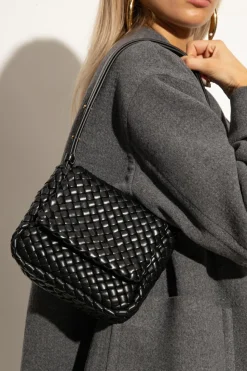 Bottega Veneta CZARNY Torba na ramię ‘Cobble’