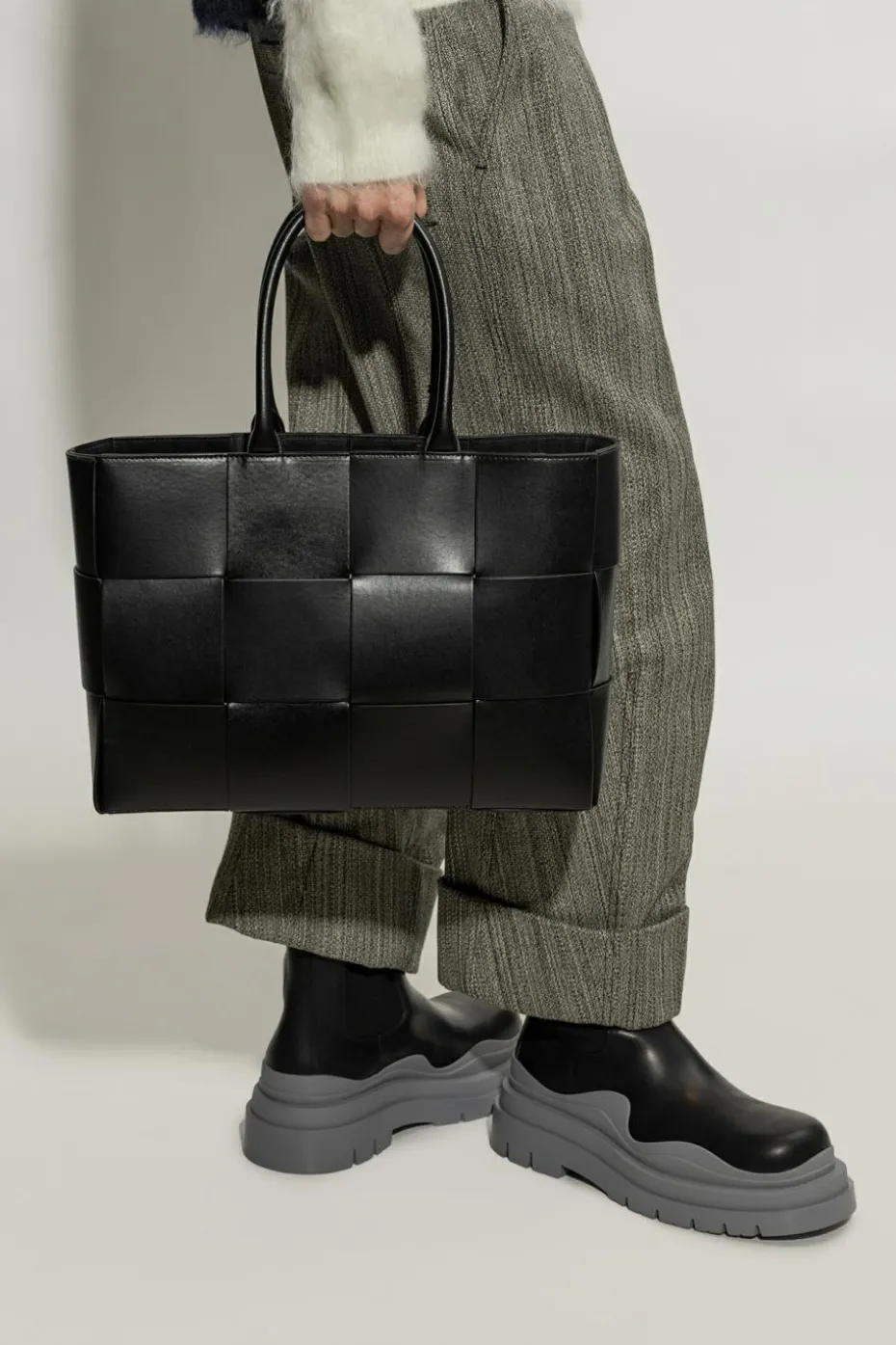 Bottega Veneta CZARNY Torba ‘Arco Medium’ typu ‘shopper’