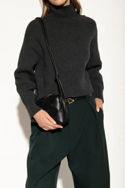 Bottega Veneta CZARNY Torba na ramię ‘Cassette Mini’