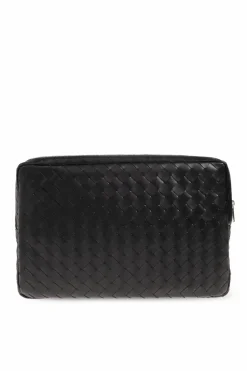 Bottega Veneta CZARNY Torba do ręki z plecionką ‘Intrecciato’