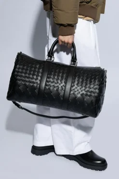 Bottega Veneta CZARNY Torba podręczna z plecionką ‘Intrecciato’