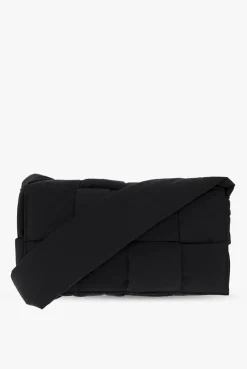Bottega Veneta CZARNY Torba na ramię ‘Cassette Medium’