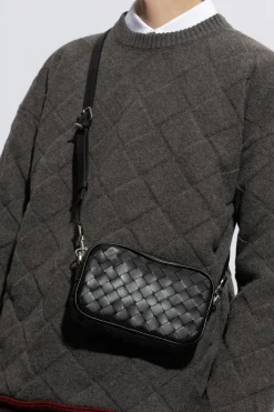 Bottega Veneta CZARNY Torba na ramię ‘Camera Mini’