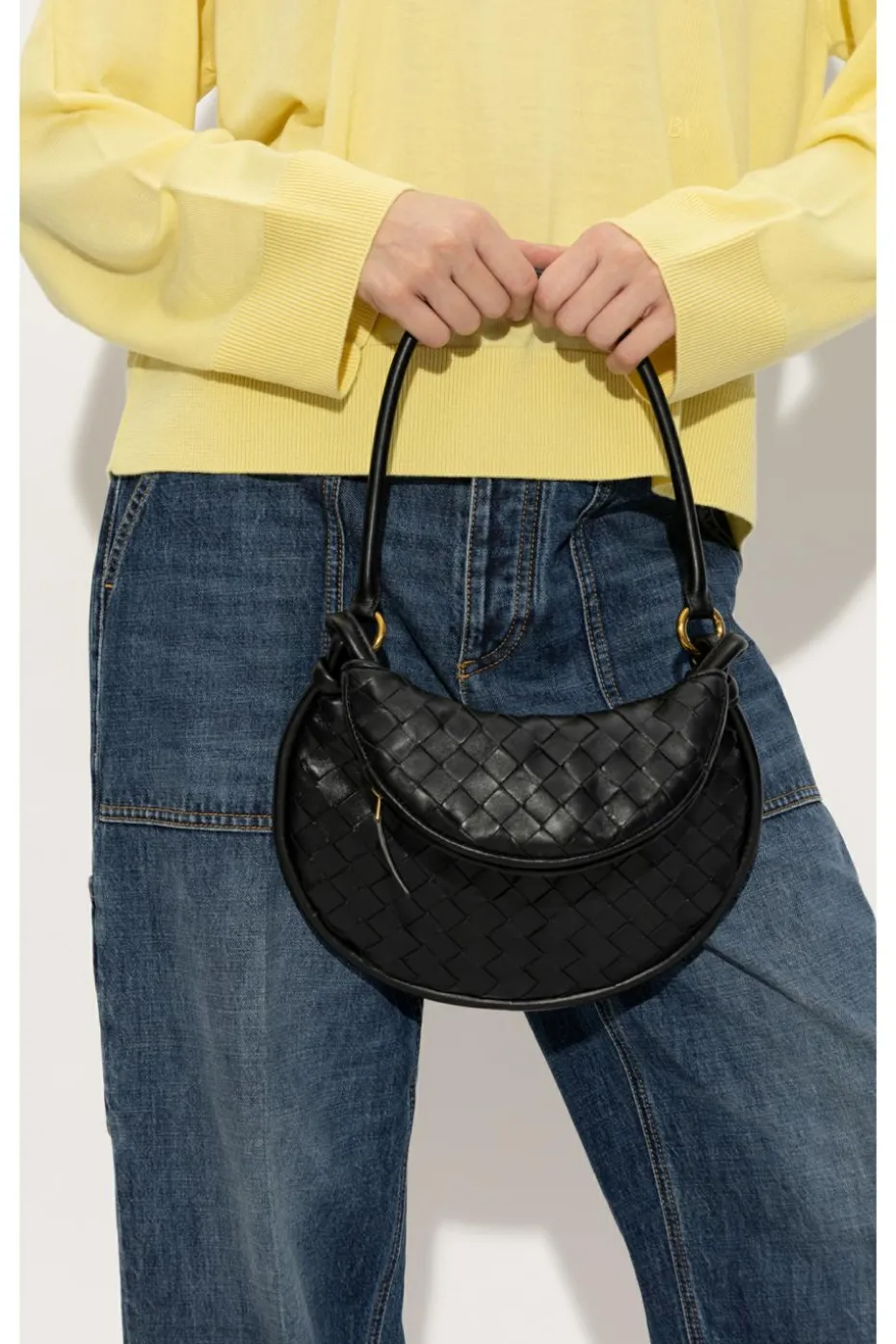 Bottega Veneta CZARNY Torba na ramię ‘Gemelli Small’