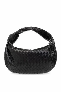 Bottega Veneta CZARNY Torba na ramię ‘Small Jodie’ typu ‘hobo’