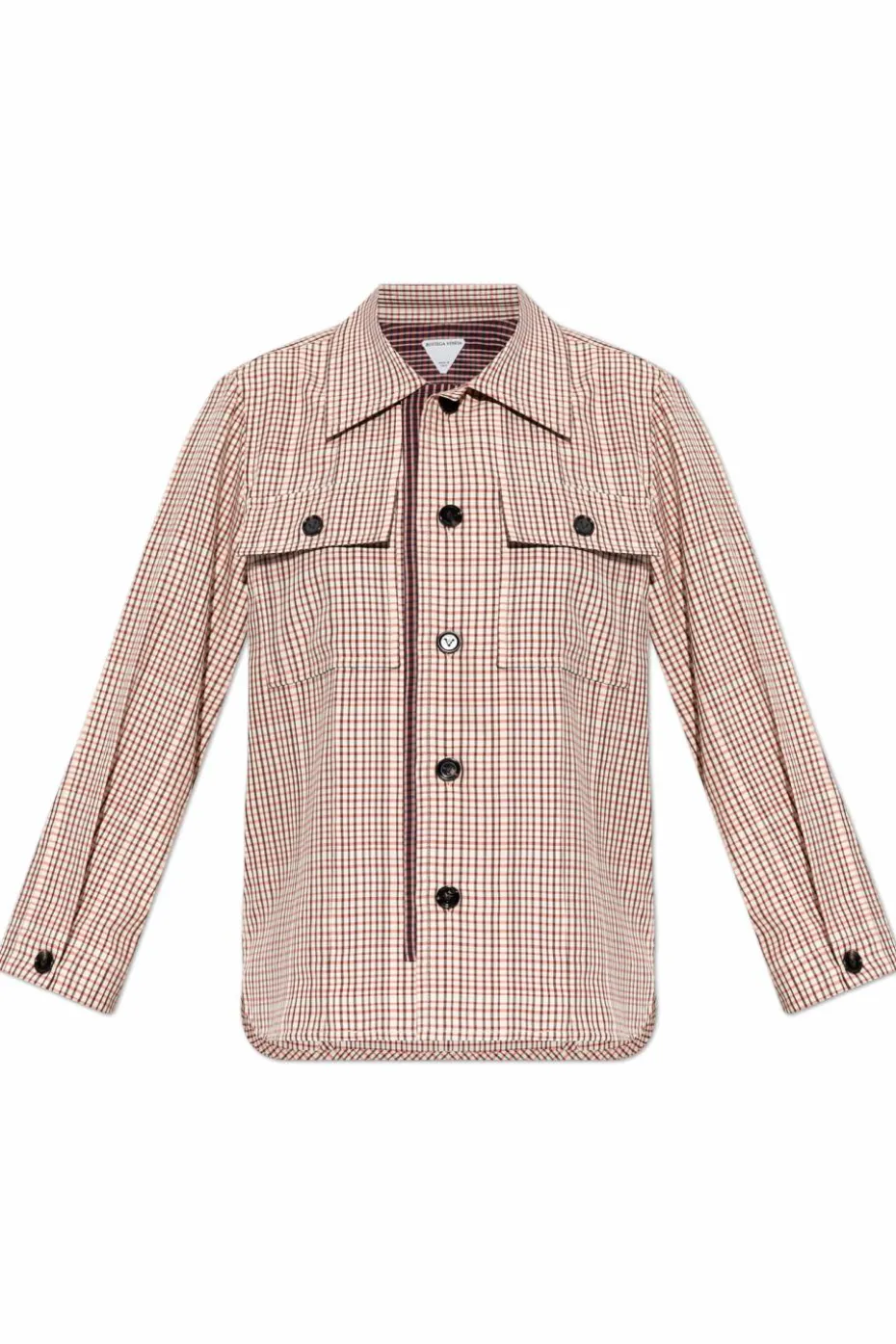 Bottega Veneta CZERWONY Koszula w kratę