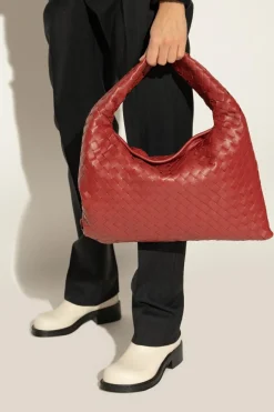 Bottega Veneta CZERWONY Torba do ręki `Hop`