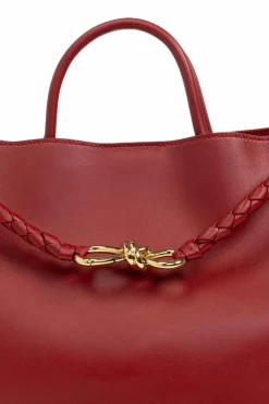 Bottega Veneta CZERWONY Torba do ręki `Andiamo`