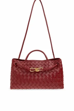 Bottega Veneta CZERWONY Torba do ręki `Andiamo`
