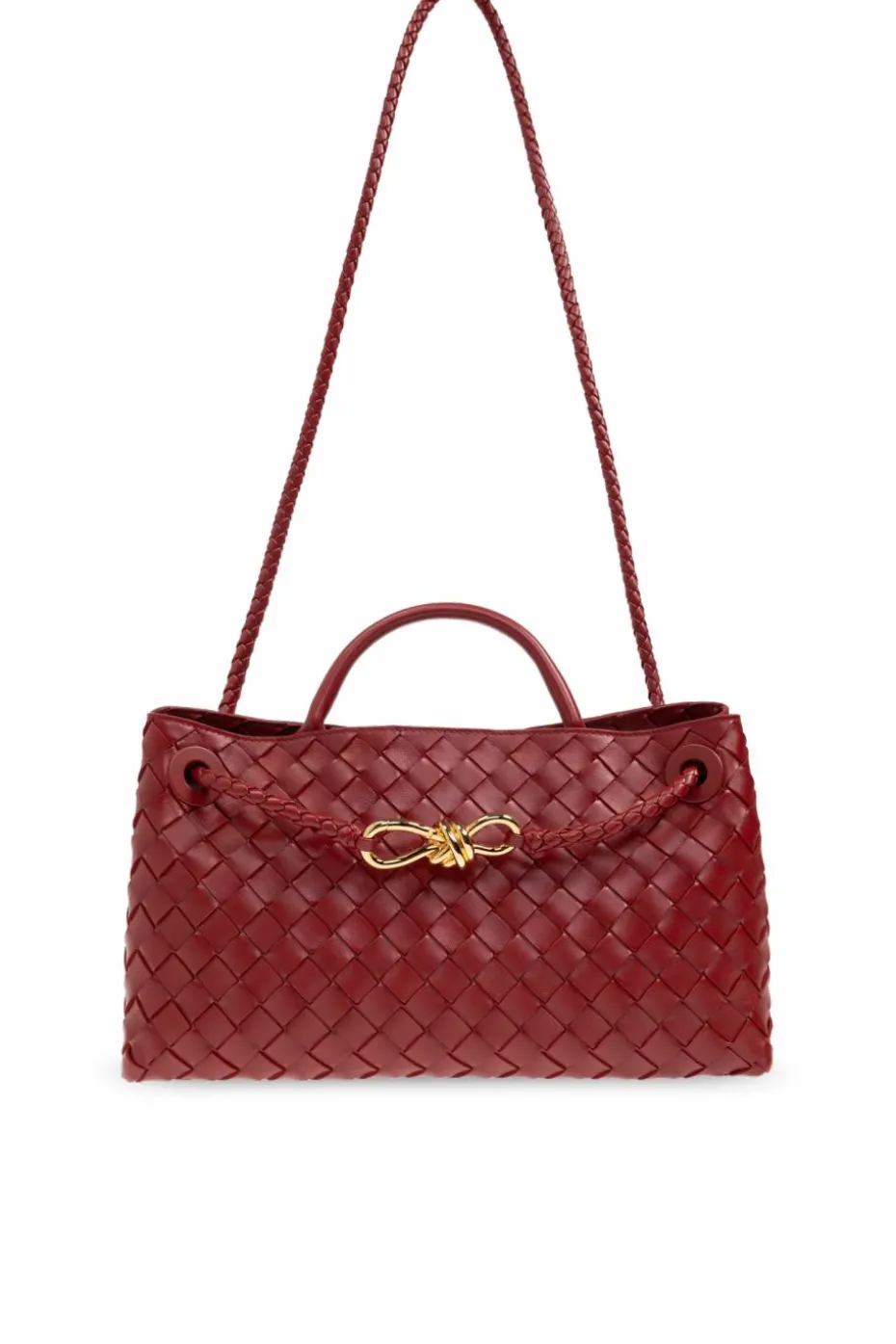 Bottega Veneta CZERWONY Torba do ręki `Andiamo`