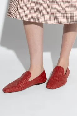 Bottega Veneta CZERWONY Wsuwane buty `Adamo`