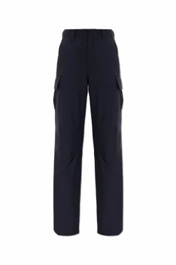 Bottega Veneta GRANATOWY Spodnie typu `cargo`