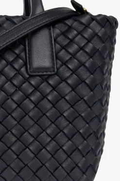 Bottega Veneta GRANATOWY Torba ‘Cabat Mini’ typu ‘shopper’