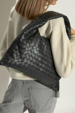 Bottega Veneta GRANATOWY Torba do ręki `Andiamo Small`