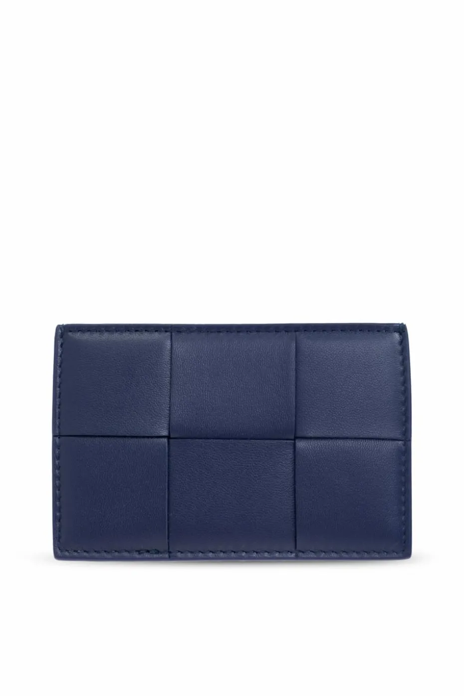 Bottega Veneta GRANATOWY Etui na karty