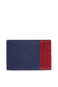 Bottega Veneta GRANATOWY Etui na karty