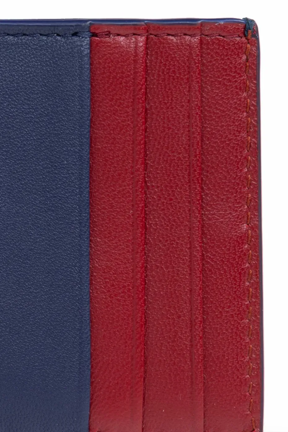 Bottega Veneta GRANATOWY Etui na karty