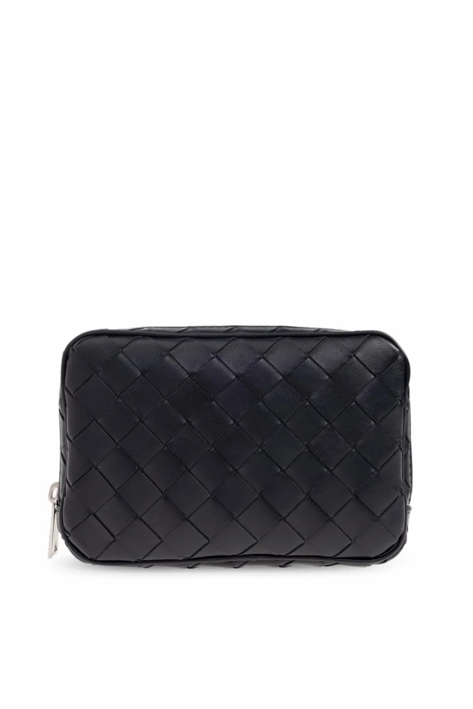Bottega Veneta GRANATOWY Skórzana torba do ręki