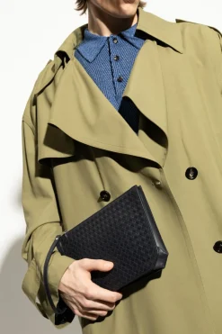 Bottega Veneta GRANATOWY Torba do ręki