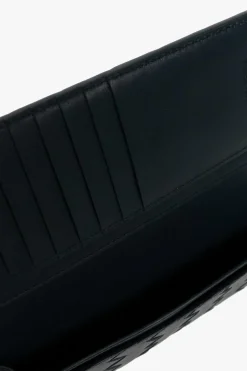 Bottega Veneta GRANATOWY Skórzane etui na karty