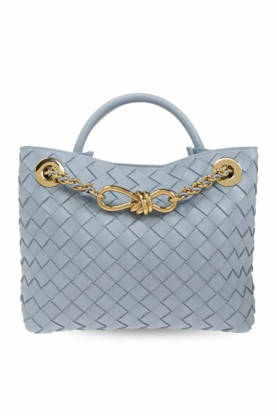 Bottega Veneta jasnoniebieski Torba na ramię ‘Andiamo Small’