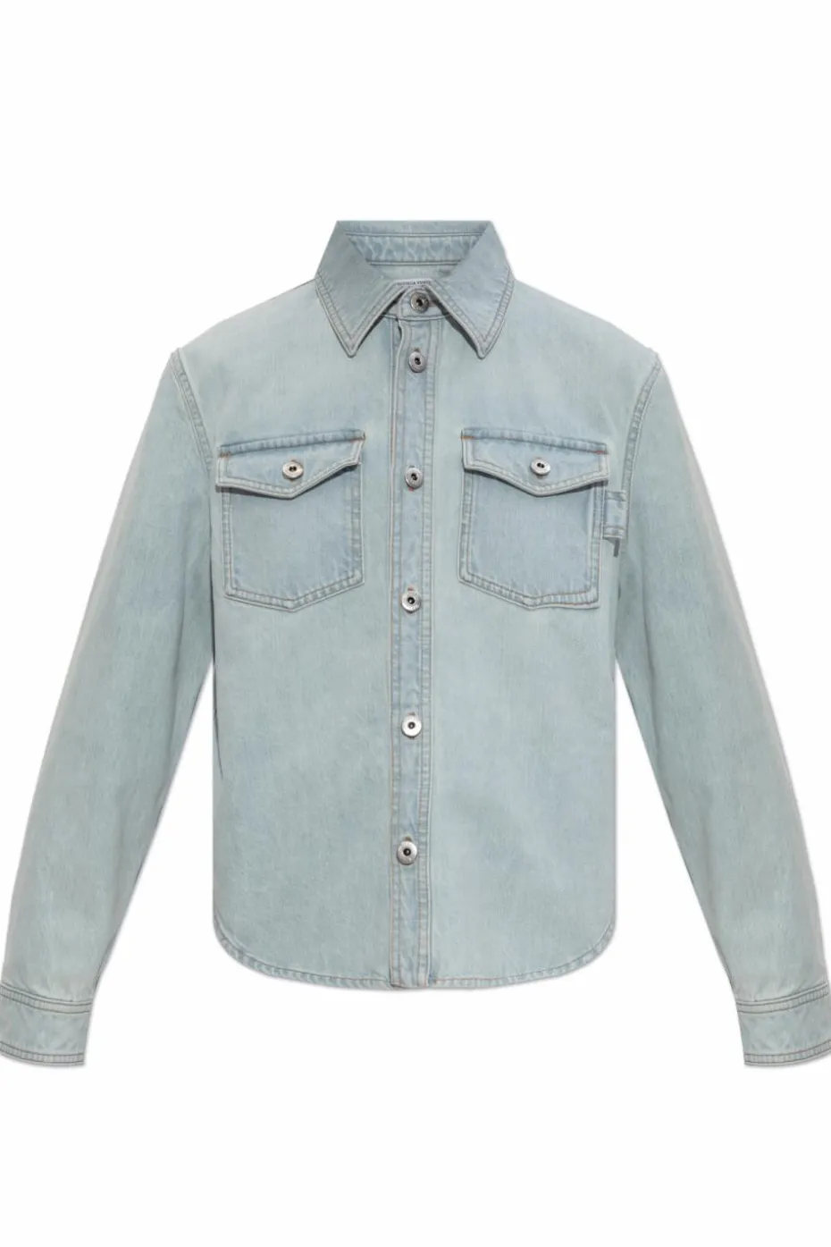 Bottega Veneta jasnoniebieski Jeansowa koszula