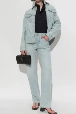 Bottega Veneta jasnoniebieski Jeansowa koszula