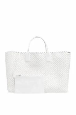 Bottega Veneta kremowy Torba `Cabat Maxi` typu `shopper`