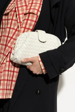 Bottega Veneta kremowy Torba na ramię `Lauren 1980 Small`
