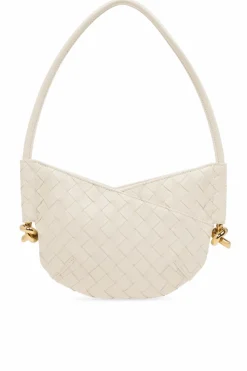 Bottega Veneta kremowy Torba na ramię ‘Solstice Mini’