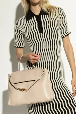 Bottega Veneta kremowy Torba do ręki `Ciao Ciao Medium`